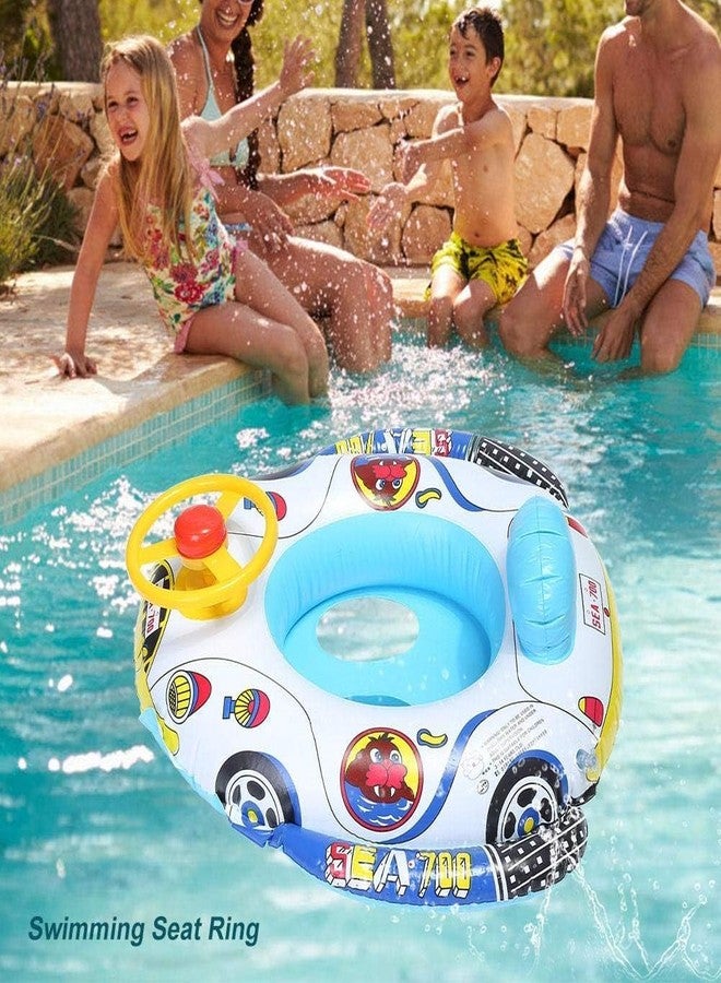 QXORE Swim Ring for Kids Inflatable Swimming Pool Tube for 1-5 Years Baby Girl Boys Inflatable Swimming Safety Tube (Swiming Tube) - Image 2